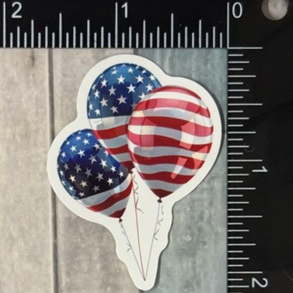 🌀10/$10🌀 Red White Blue 4th Of July Waterproof Vinyl Sticker Decal - Picture 1 of 1
